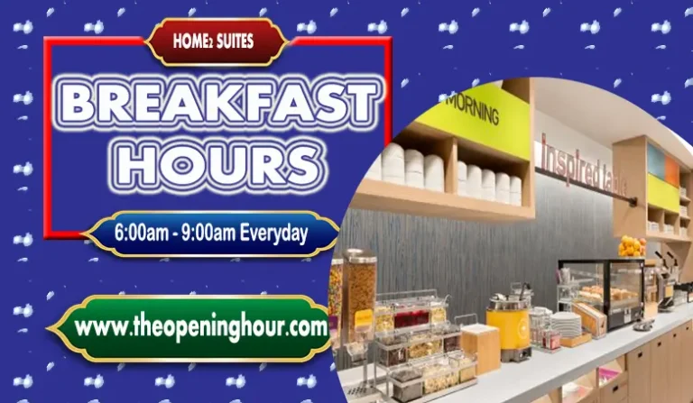 Home 2 Suites Breakfast Hours And Menu